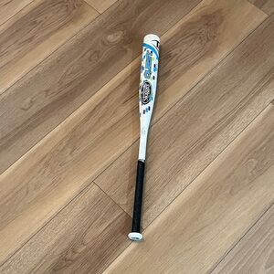 Louisville Slugger LXT Youth Softball Bat - White with Blue, & Purple Accents